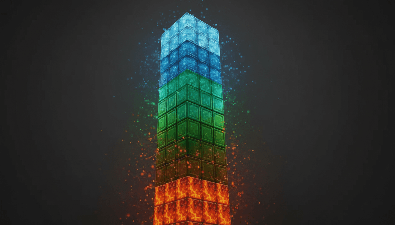 Tour spectaculaire de cubes CubeCraft